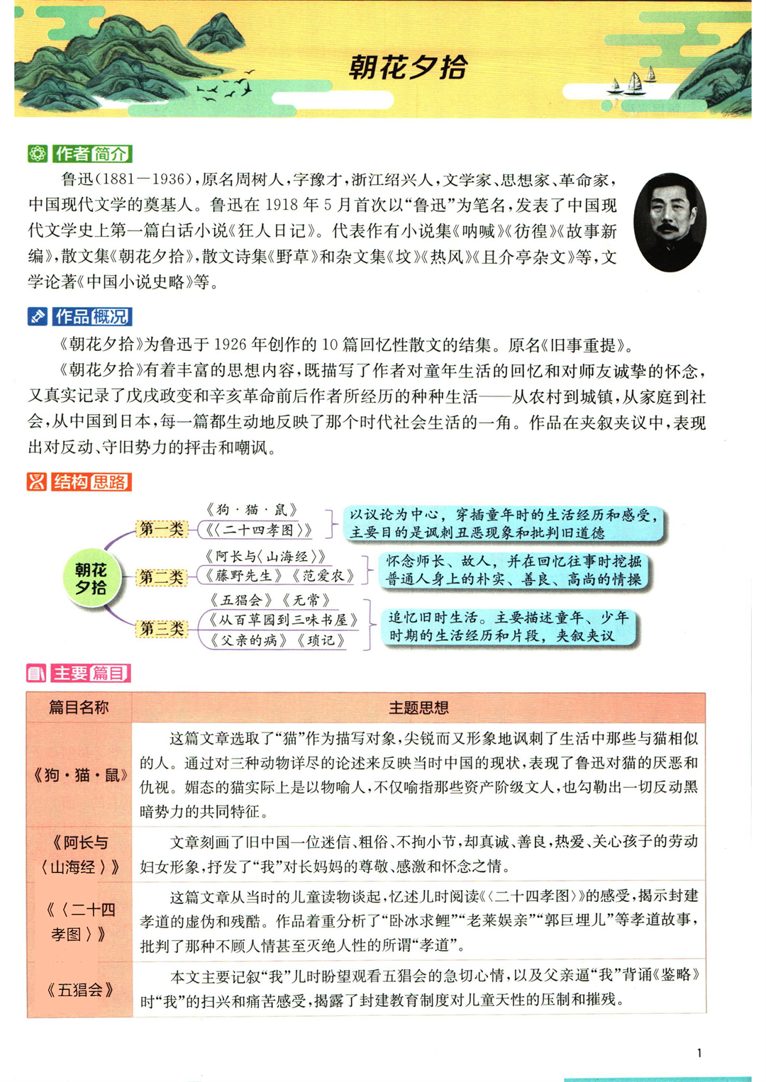 实验班提优训练七年级上册语文《名著考试手册》人教版_页面_03