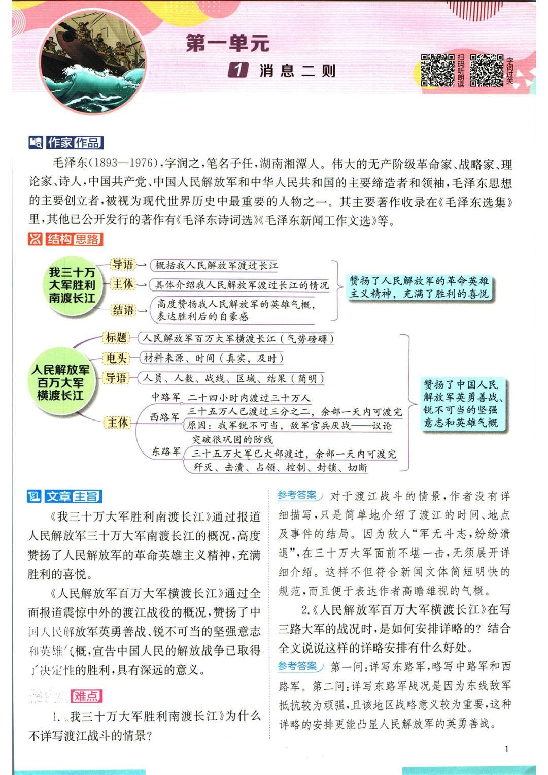 实验班提优训练八年级上册语文人教版学霸笔记_页面_03